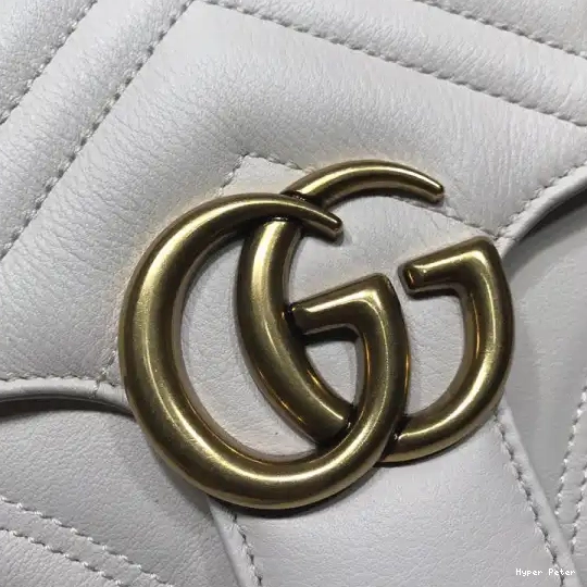 Hyper Peter Small Handle Top Bag GG Marmont GUCCI 0521
